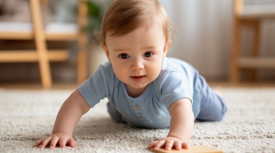 Когда ребенок начинает ползать - советы от Доброго Доктора